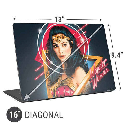 Wonder Woman 1984 (2020) Character Movie Poster Universal Laptop 16in (13 x 9.4in) Skin